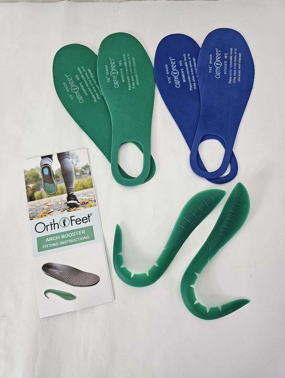 Orthofeet Arch Booster & Spacer Insole Kit - Women's 10.5